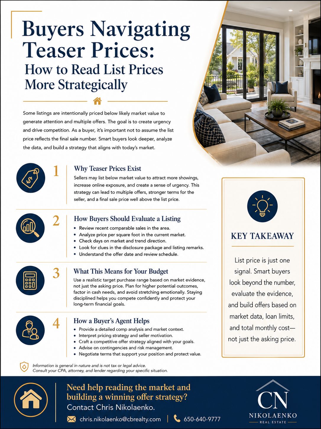 Guide to evaluating teaser list prices and building a competitive home offer